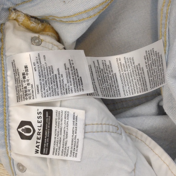 Levi's acid 501 wash button fly skinny jeans - Picture 13 of 15